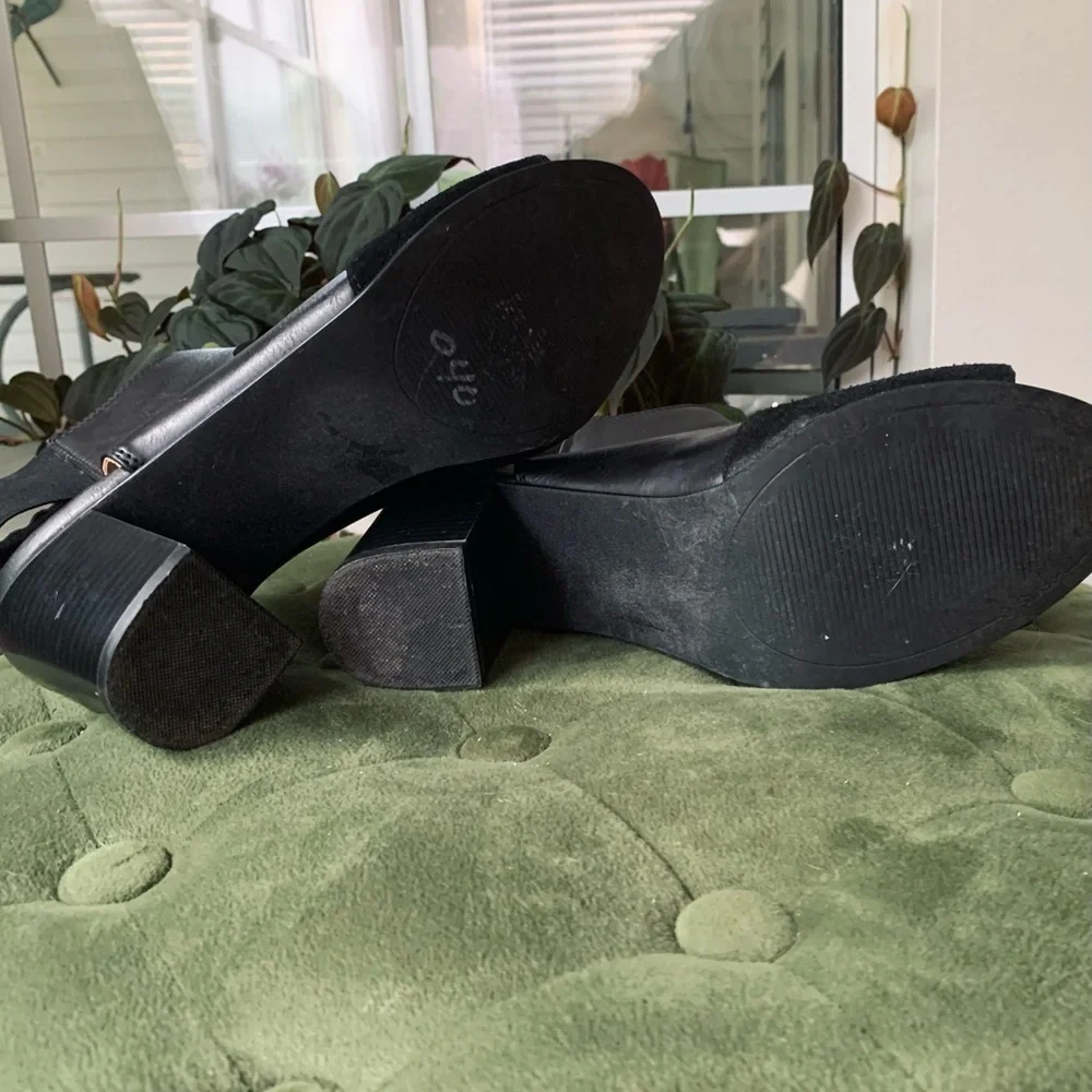 Kensie Esther Open Toe Ankle Booties Black